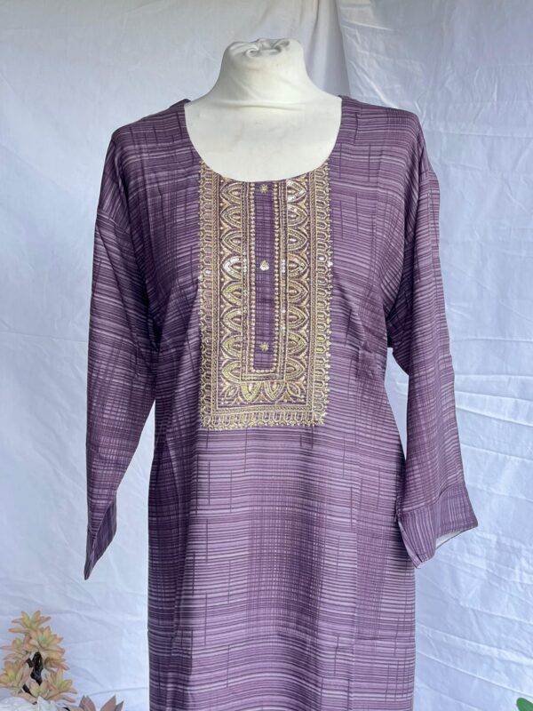 Golden Embroidered Kurti - Image 7