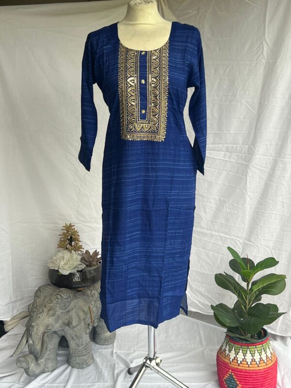 Golden Embroidered Kurti - Image 15