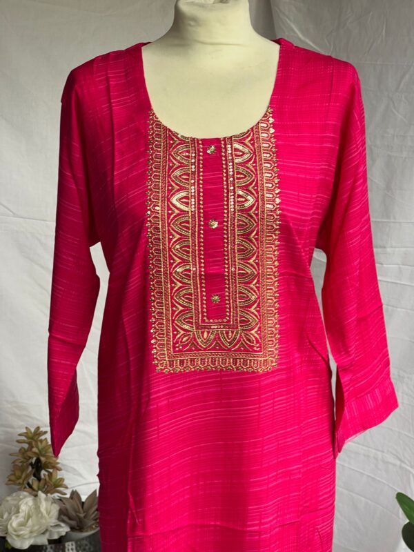 Golden Embroidered Kurti